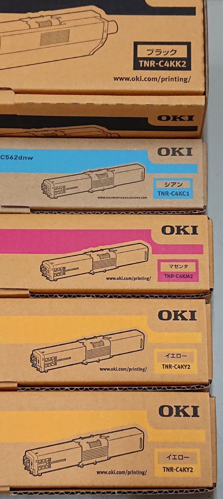 OKI 純正トナー TNR-C4K 4色5本セット 【姫路より発送】『V298