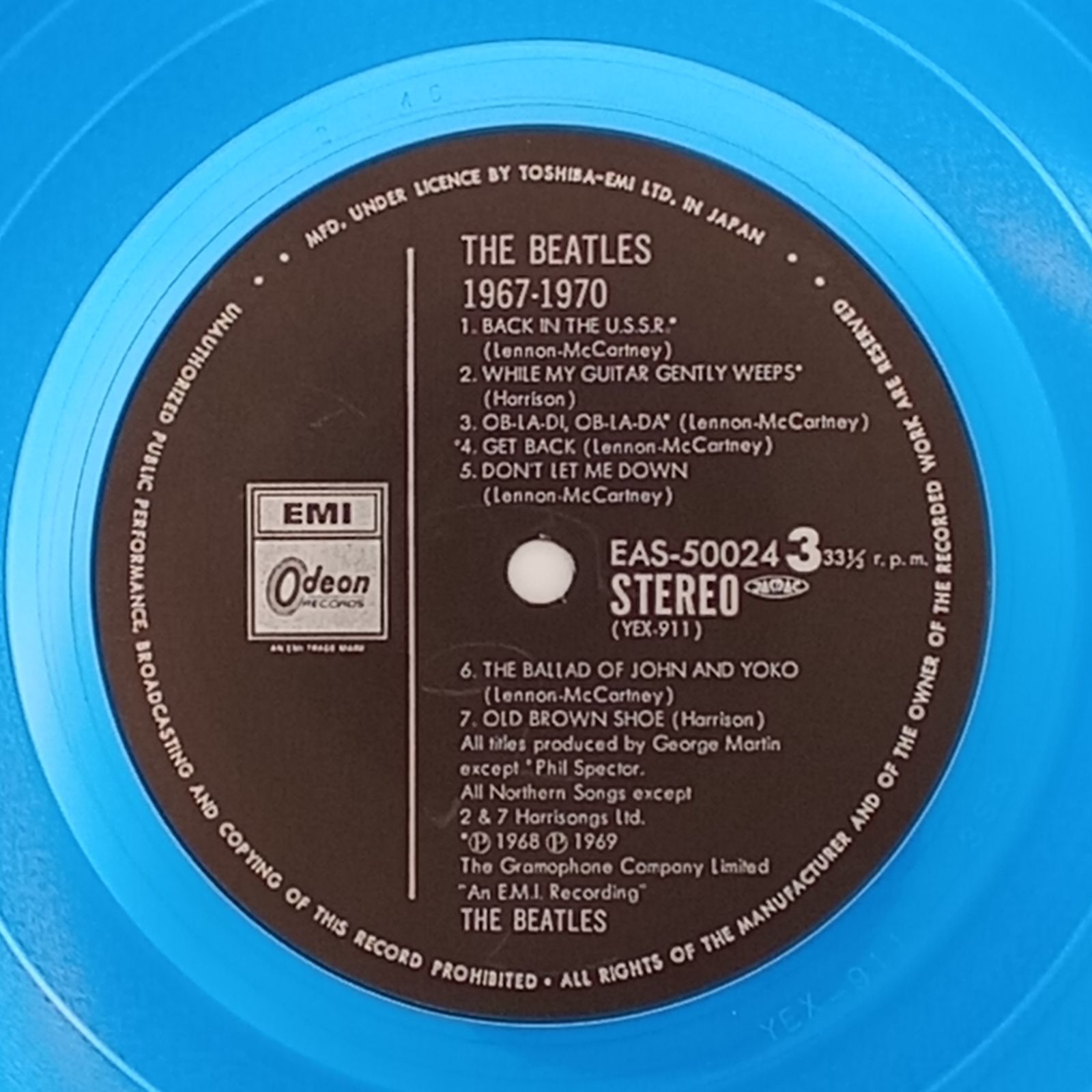 ビートルズ（The Beatles） – 1967‑1970（1967–1970 / Blue Album