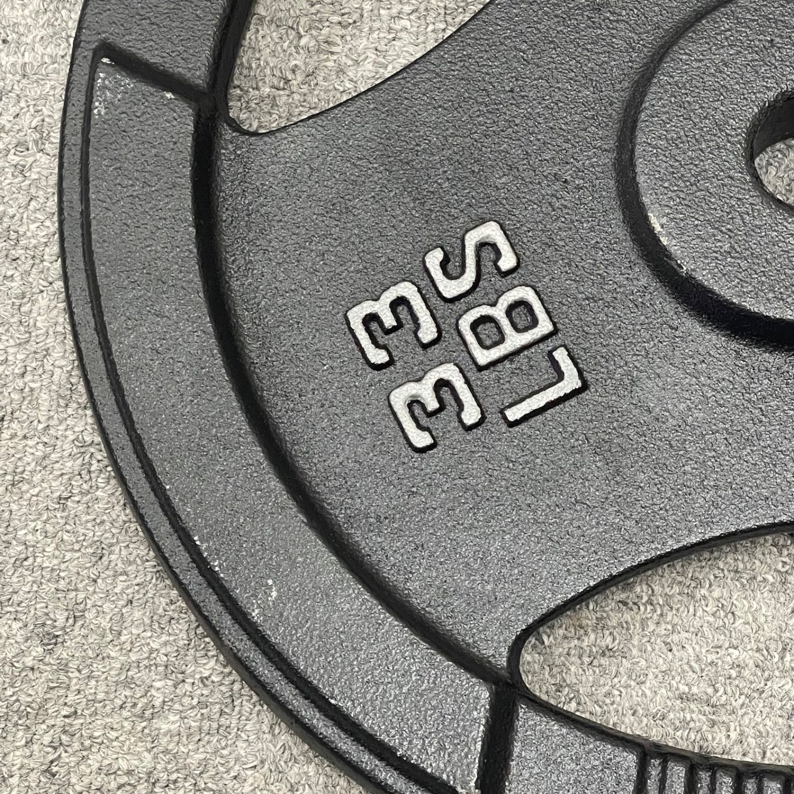 iROTEC ダンベルプレート 15kg 2点 IROTEC バーベル IROTEC（アイロテック）ラバープレート15KG [2枚] 穴