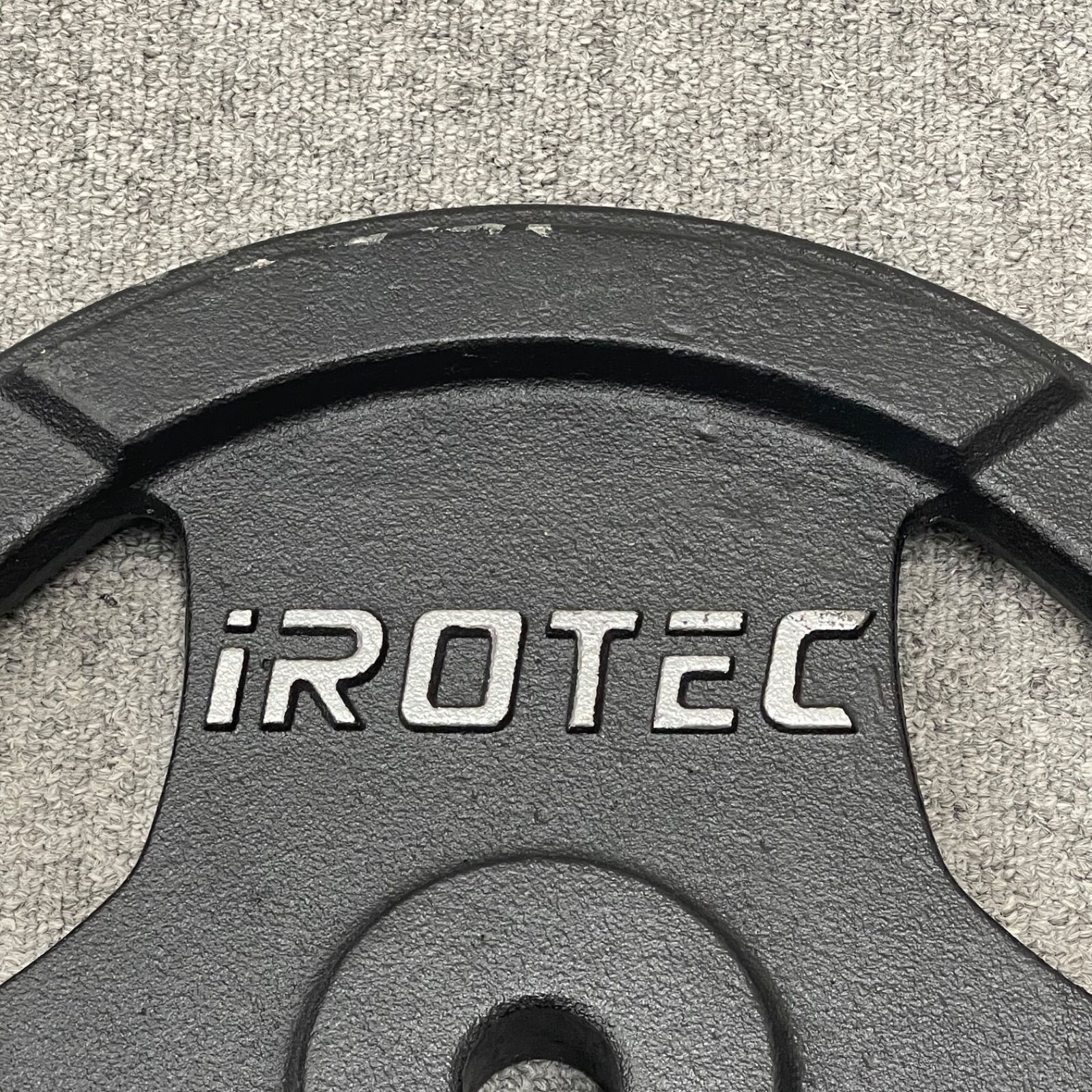iROTEC ダンベルプレート 15kg 2点 アイアンプレート15kg(1枚)【穴径29mm】 IROTEC (アイロテック)