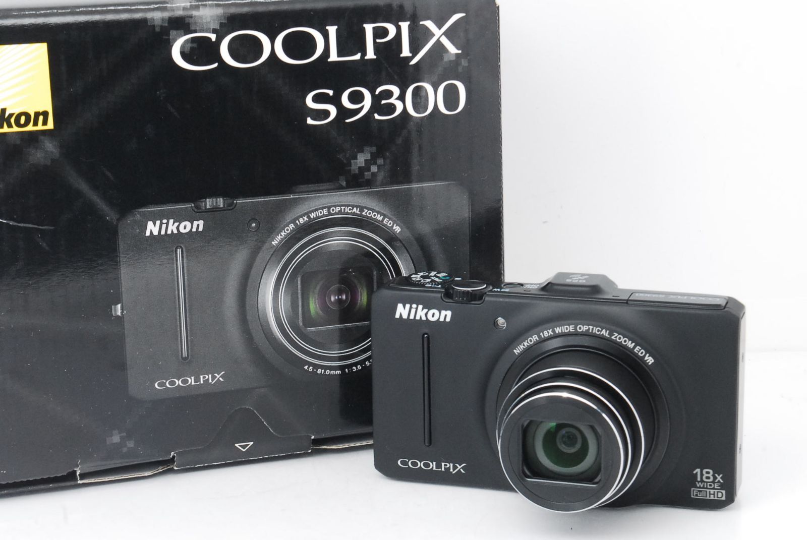 ☆手のひらサイズ♪18倍ズーム!旅行のお供に!☆ニコン COOLPIX S9300