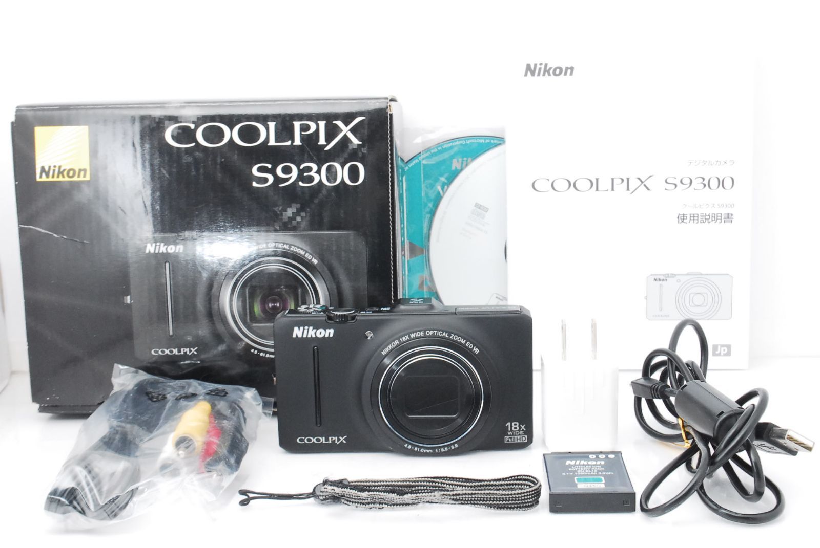 ☆手のひらサイズ♪18倍ズーム!旅行のお供に!☆ニコン COOLPIX S9300