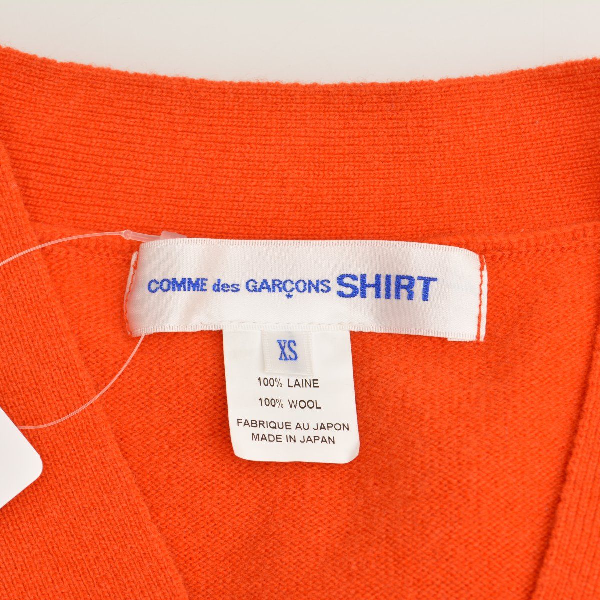 COMMEdesGARCONSSHIRT】FL-N007 ハイゲージウールニット長袖