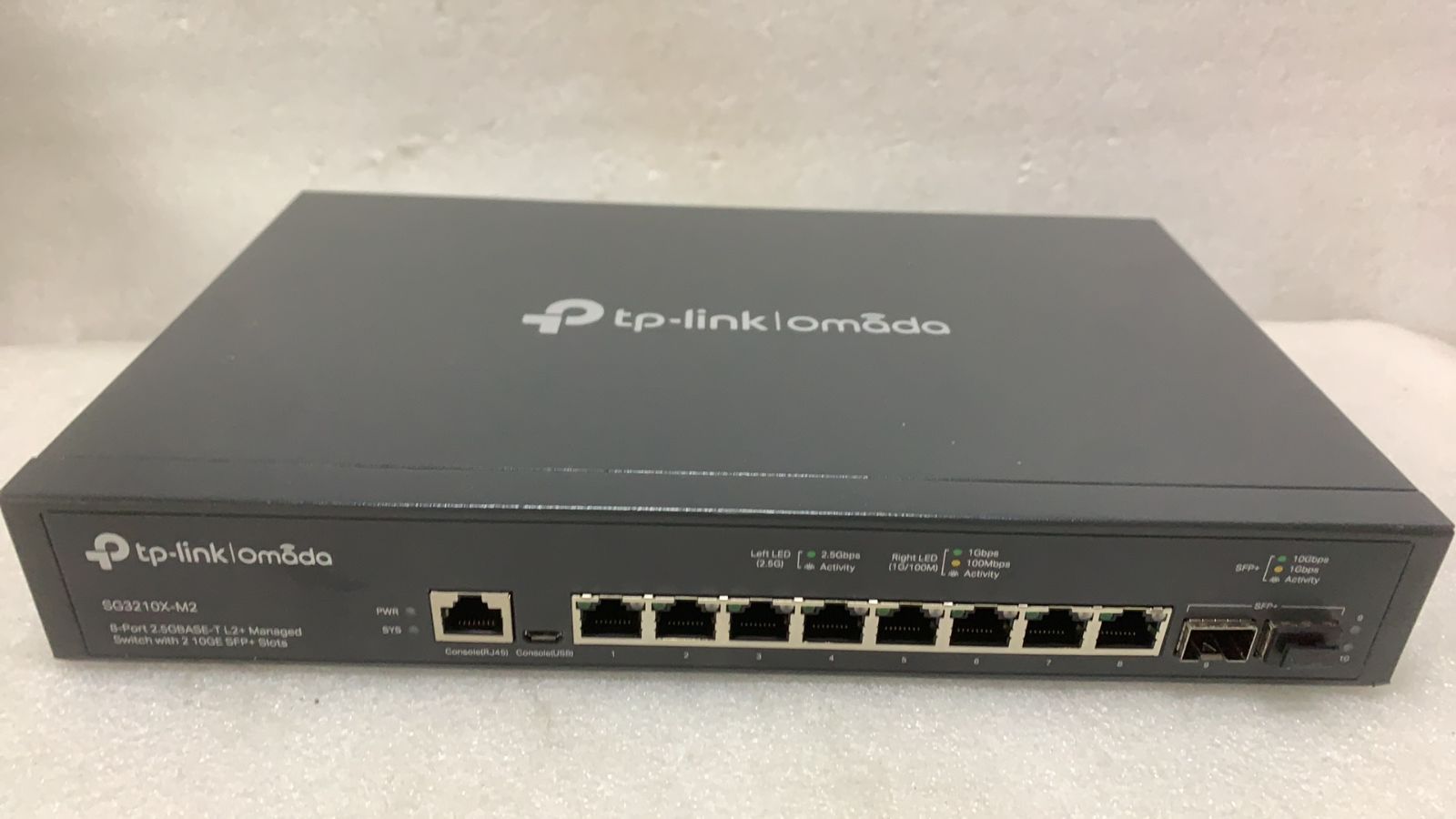 SG3210X-M2 Omada 2.5G+ポート×8 L2+マネージスイッチ--524405 - メルカリ