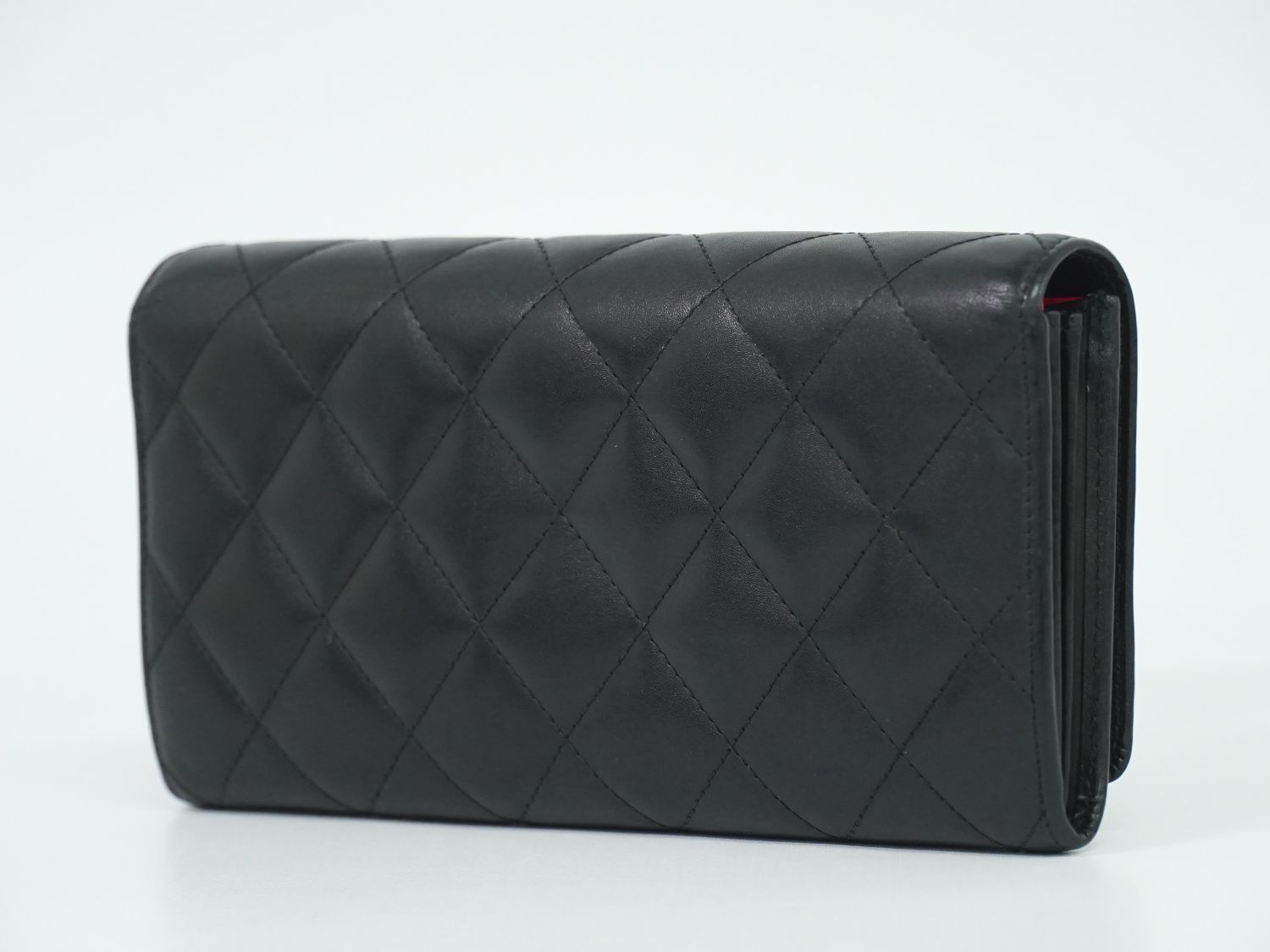 本物 シャネル CHANEL ココマーク カンボンライン 長財布 ロング