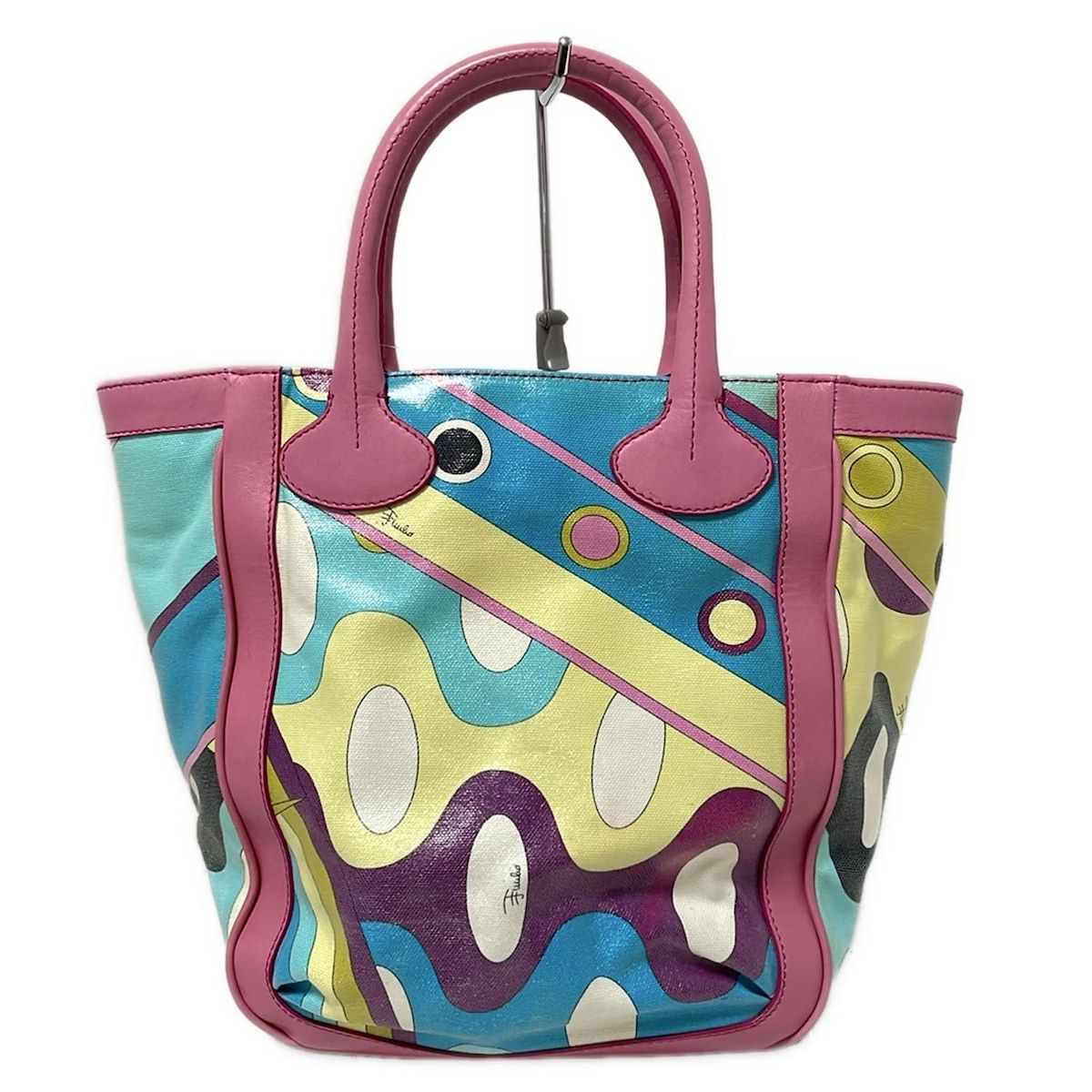 EMILIO PUCCI(PUCCI)(エミリオプッチ) トートバッグ - ピンク×ライト