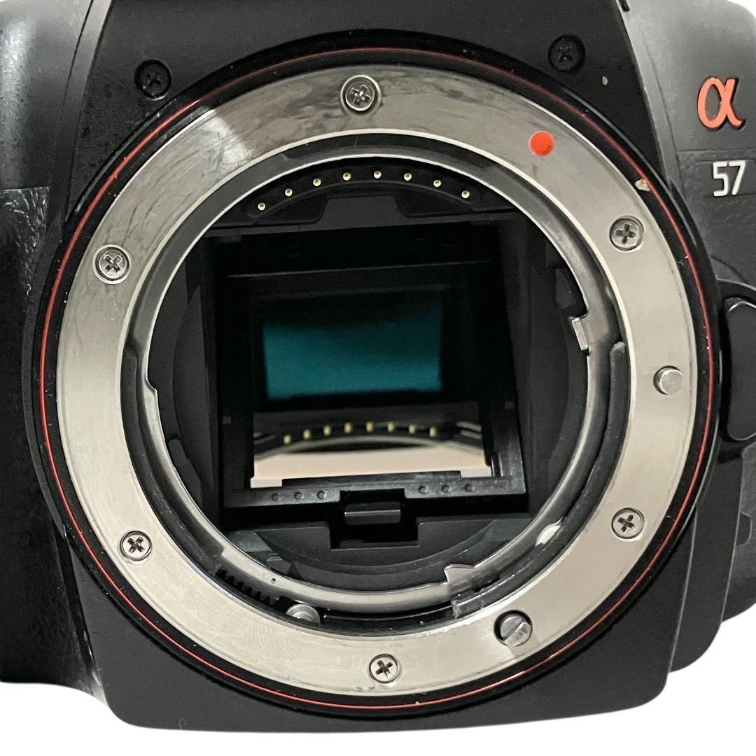 SONY ミラーレス一眼カメラ α57 ズームレンズキット DT 18-55mm F3.5