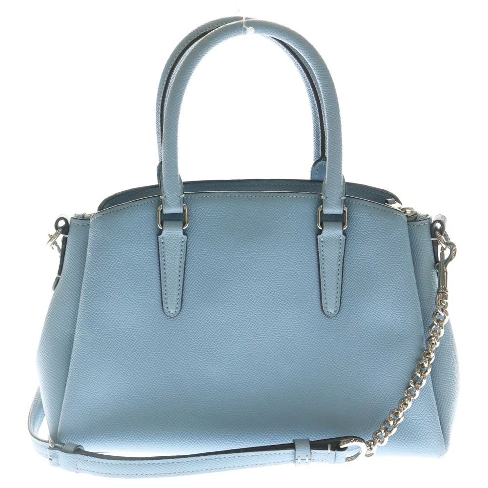 COACH (コーチ) フロントロゴデザイン チャーム付き ハンドバッグ