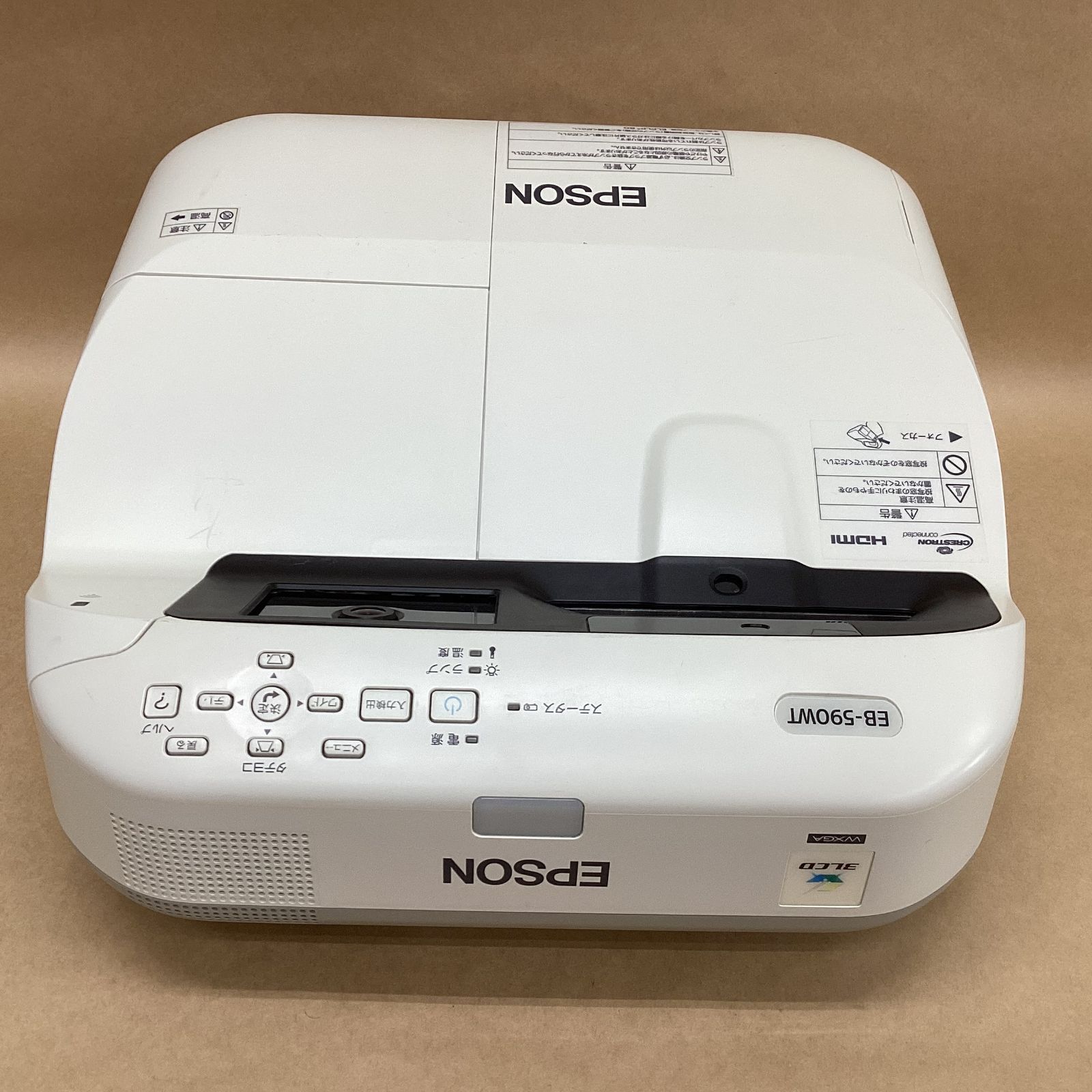 ランプ使用1373時間 エプソン ビジネスプロジェクター EB-590WT 3300ルメーン HDMI 無線LAN対応(アダプター欠品の為別途購入必要) HDMI テレビ・映像機器 ランプ使用1373時間 エプソン ビジネス