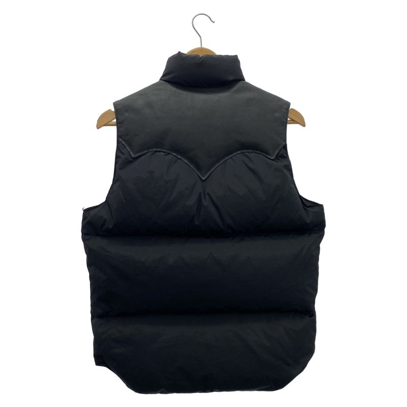 ロッキーマウンテン　ダウンベスト　38 黒 中古】Rocky mountain ダウンベスト サイズ38(S相当) 黒 ロッキー