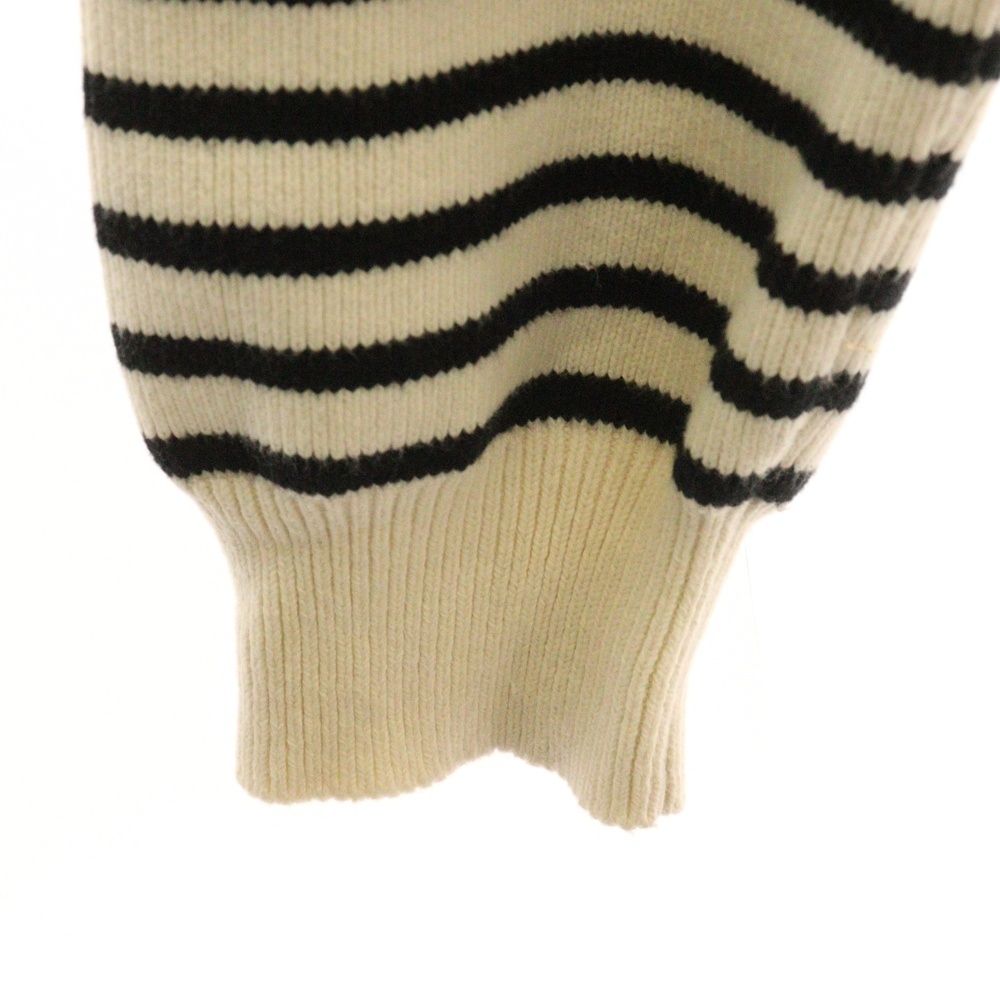 CELINE (セリーヌ) コットン ショルダーボタン ボーダー柄 クルー