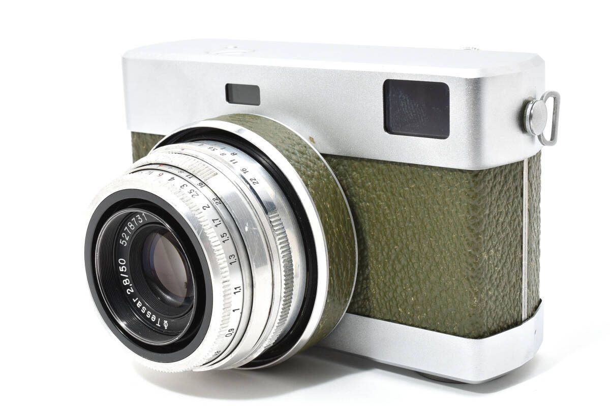 フィルムカメラ WERRA CARL ZEISS JENA TESSAR 50mm f2.8 Carl Zeiss Jena Tessar 50mm F2,8 RED T Exakta Vintage Lens - 2.8