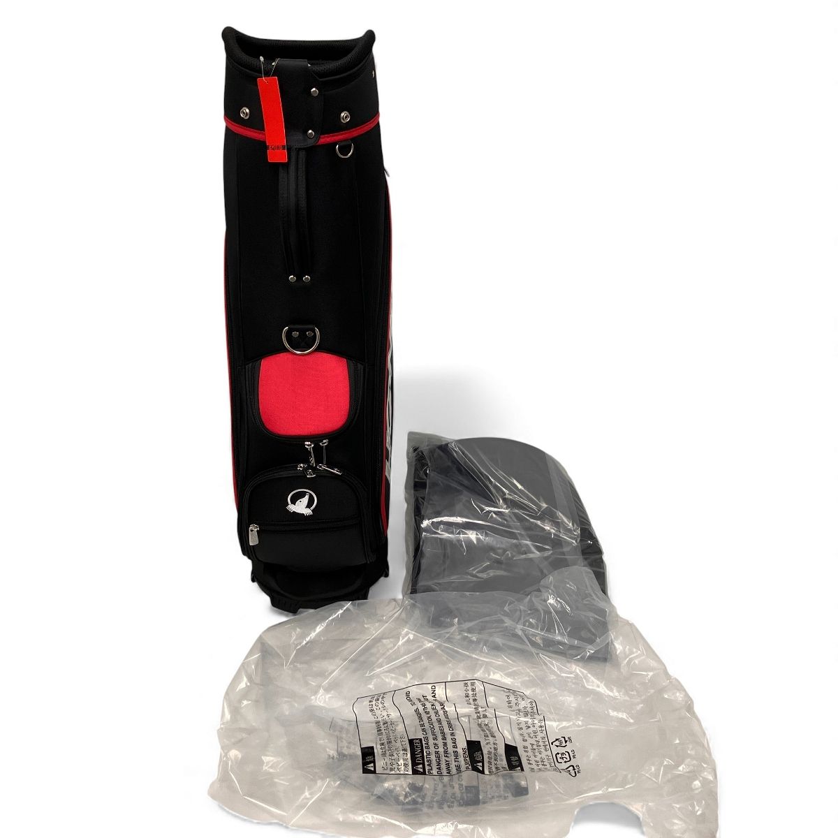本間ゴルフHONMA ベーシックキャディバッグブラック CB12539 9型 HONMA ゴルフバッグ ブラック⁄レッド 本間 ゴルフ CB12539 ベーシック