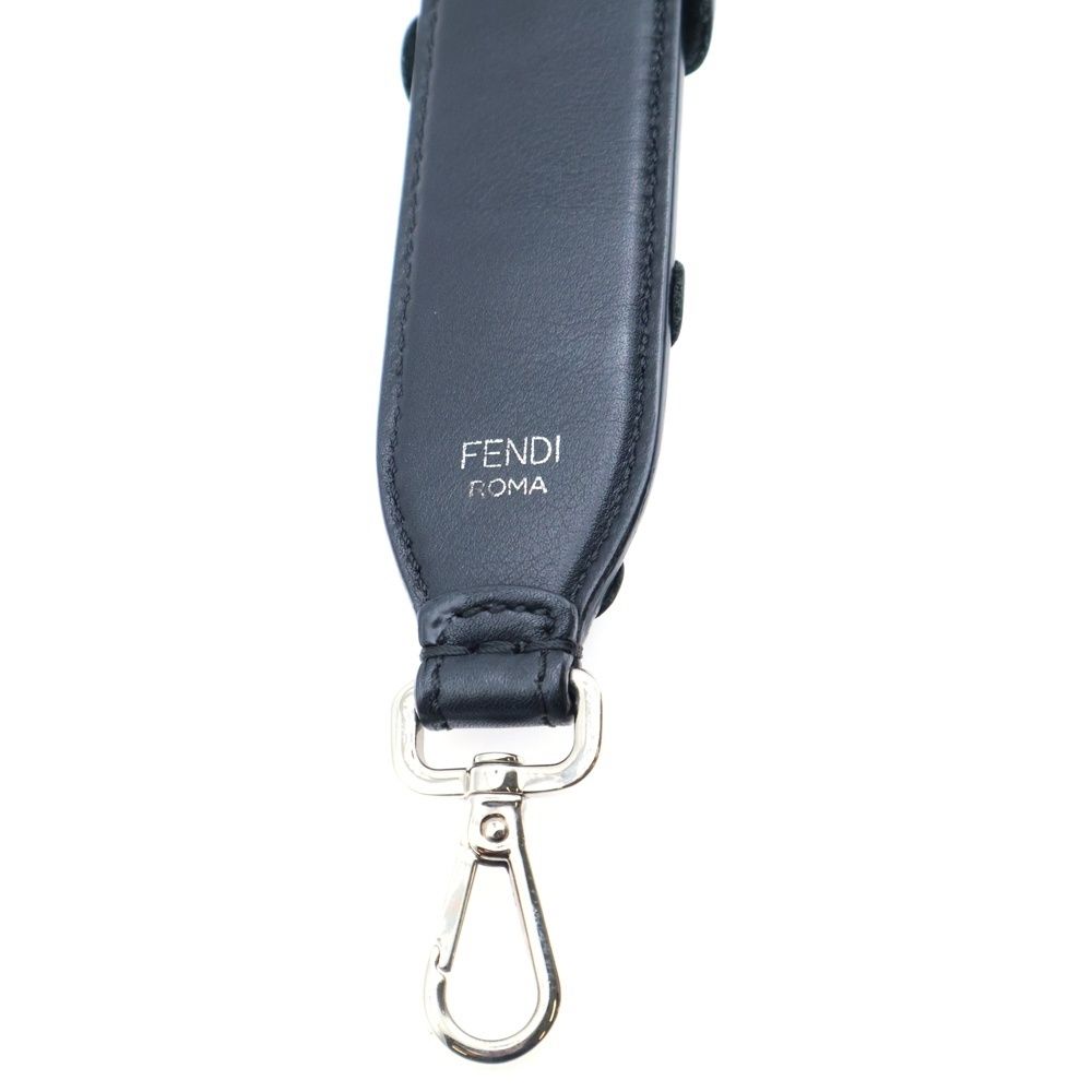 FENDI (フェンディ) フラワーモチーフ スタッズ ショルダーストラップ