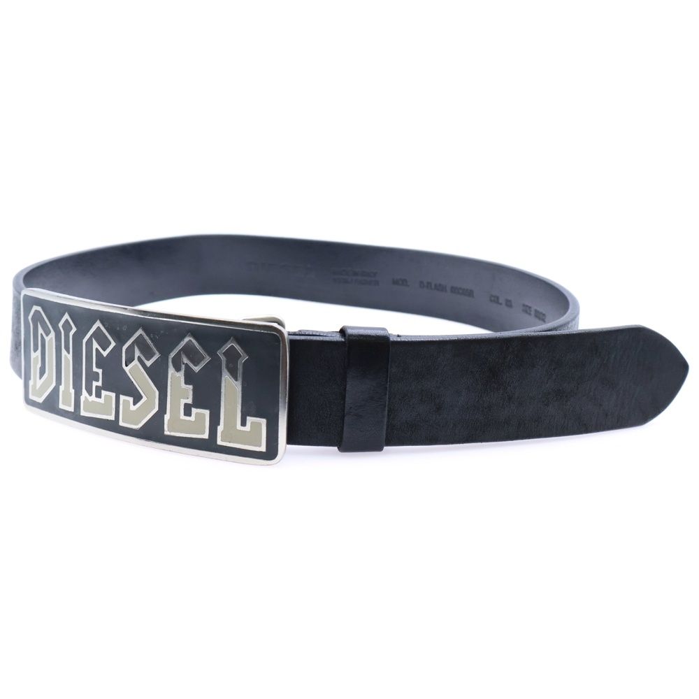 ディーゼル　ロゴ　バックル　Dメタル 楽天市場】DIESEL ディーゼルメンズ レザーベルトDロゴメタルプラーク