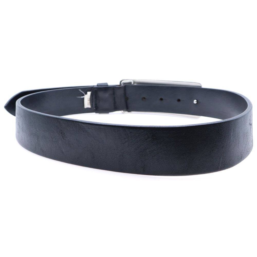 【美品】DIESEL　ディーゼル　メタルDバックル　カウレザー　ベルト　ブラック DIESEL (ディーゼル) メタル ロゴプレート バックル レザー ベルト