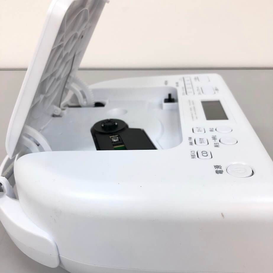 ss8113 【中古】 東芝 CDラジオ TY-C150 ホワイト×シルバー TOSHIBA CD