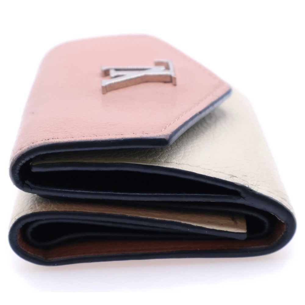 【未使用品】ルイヴィトン ポルトフォイユ・ロックミニ 三つ折り財布 ベージュ LOUIS VUITTON (ルイヴィトン) ポルトフォイユ ロックミニ コンパクト