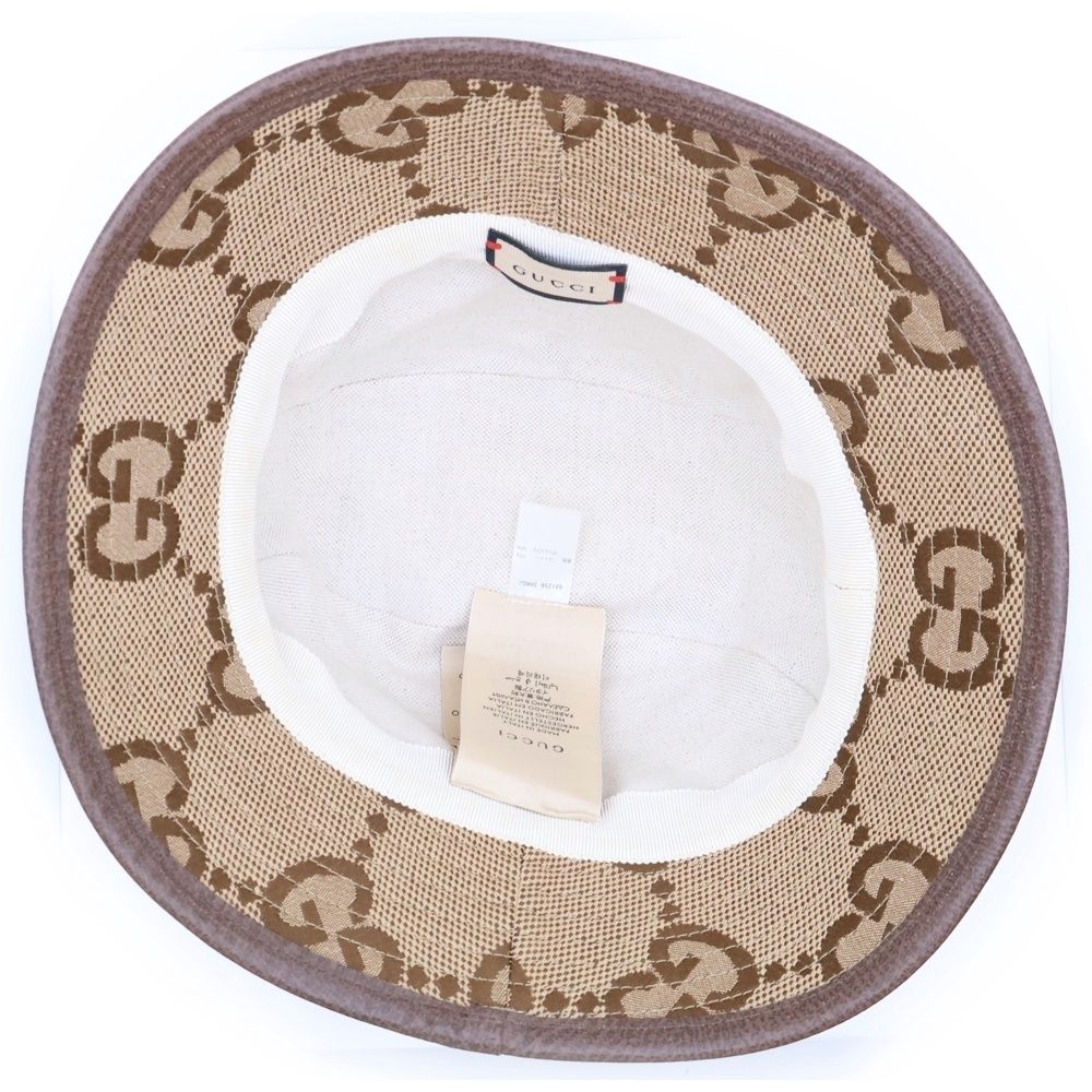 GUCCI グッチ GG 帽子 バケットハット ベージュ S GUCCI グッチ ハット バケットハット サイズL メンズ レディース 帽子