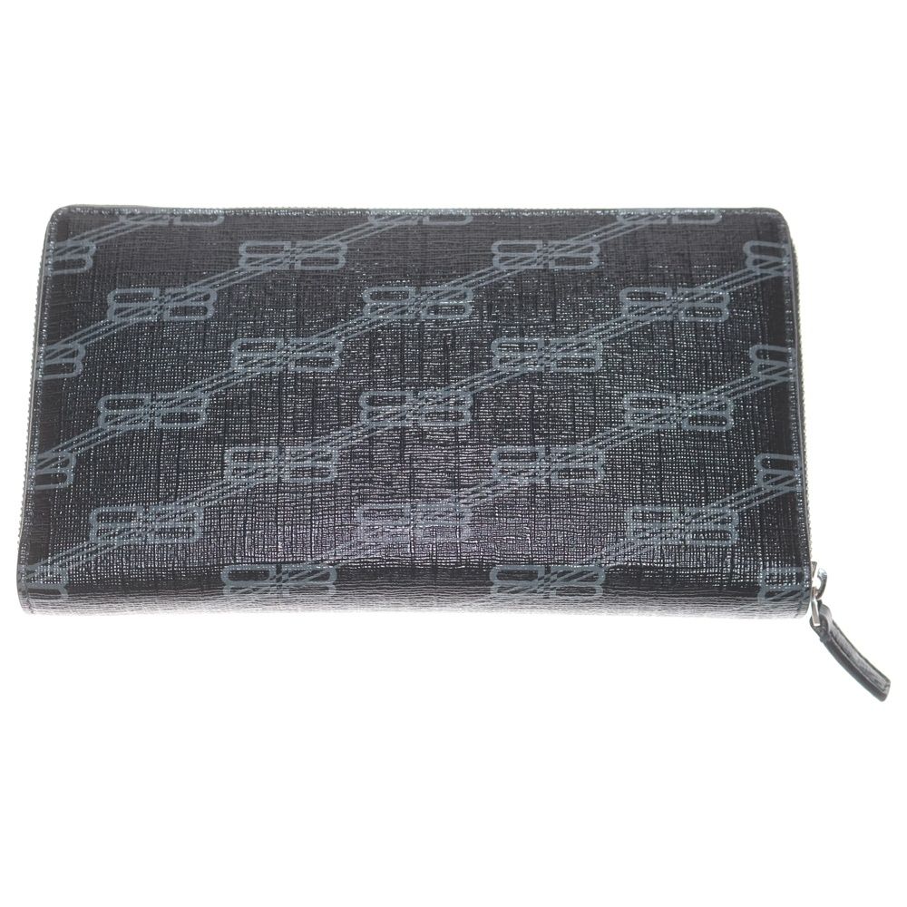 【未使用級】バレンシアガ コンチネンタルウォレット ラウンドジップ モノグラム BALENCIAGA（バレンシアガ） コンチネンタルジップ ラウンドファスナー