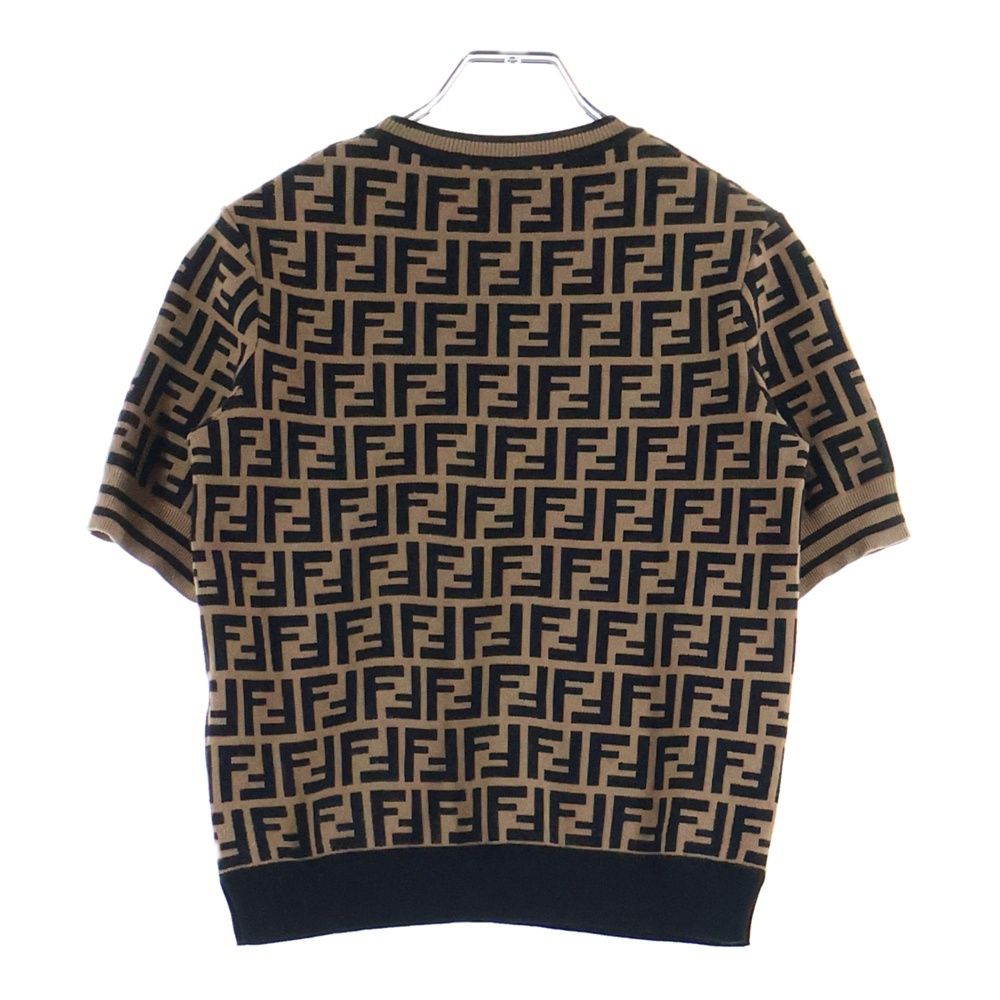 FENDIズッカ柄半袖ユニセックス メンズ レディース オールシーズン FENDIズッカ柄半袖ユニセックス メンズ レディース オールシーズン