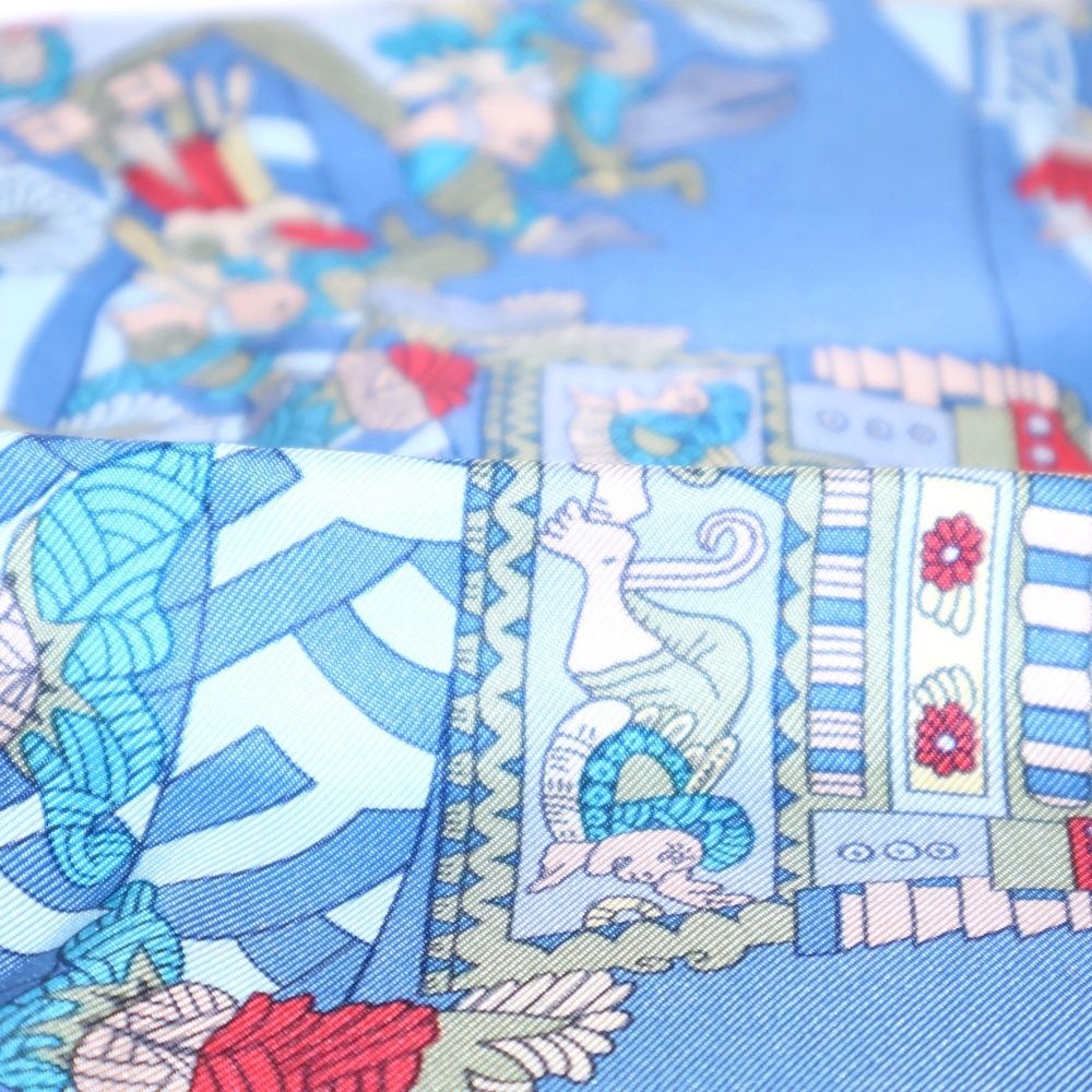 美品 エルメス カレ90 ASTRES et SOLEILS 天体と太陽 シルク 美品 HERMES エルメス カレ90 ASTRES et SOLEILS 天体と太陽 オレンジ