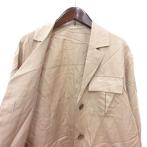 23区 オンワード樫山 テーラードジャケット 麻混 リネン混 36 S
