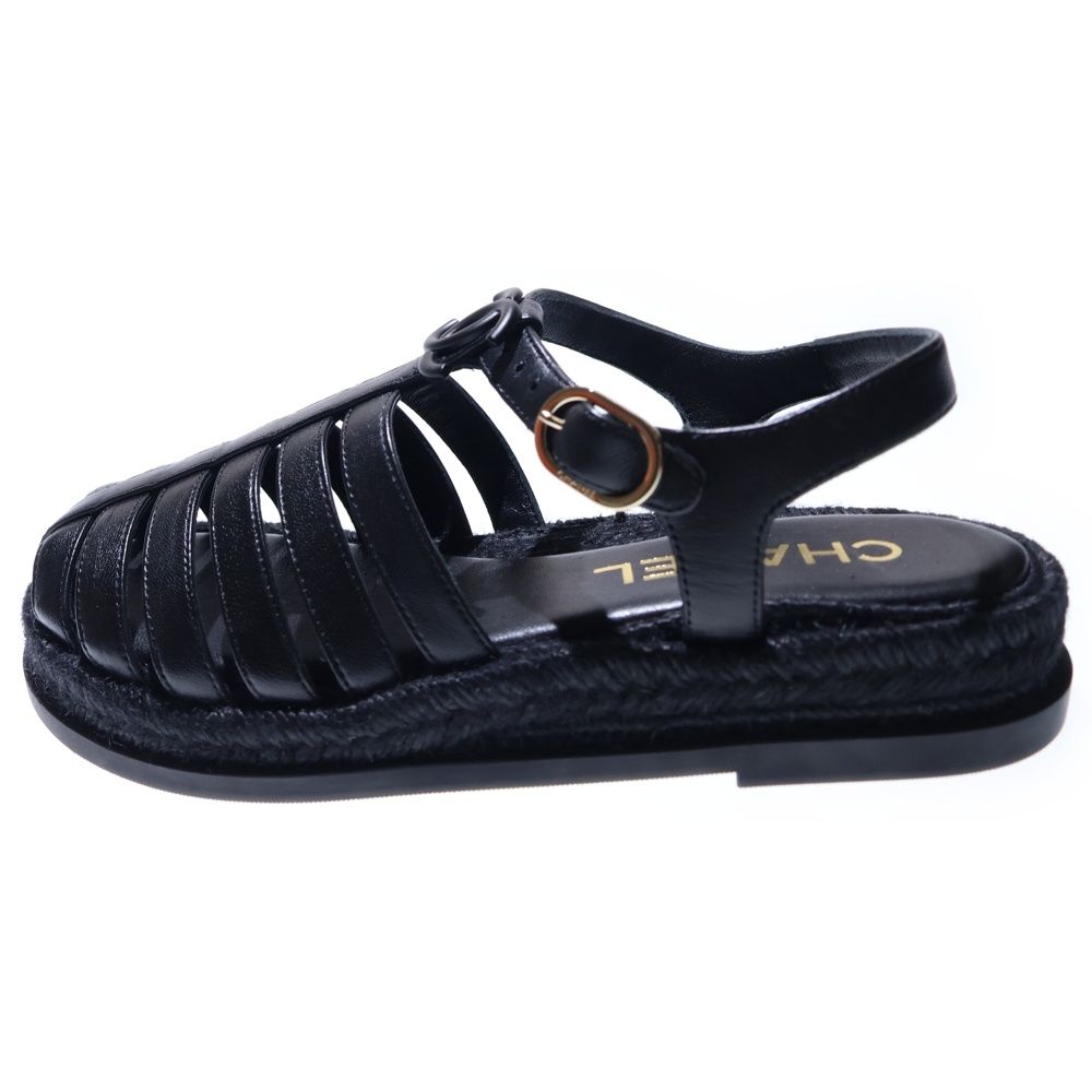 CHANEL (シャネル) グラディエーター ココマーク エスパドリーユ