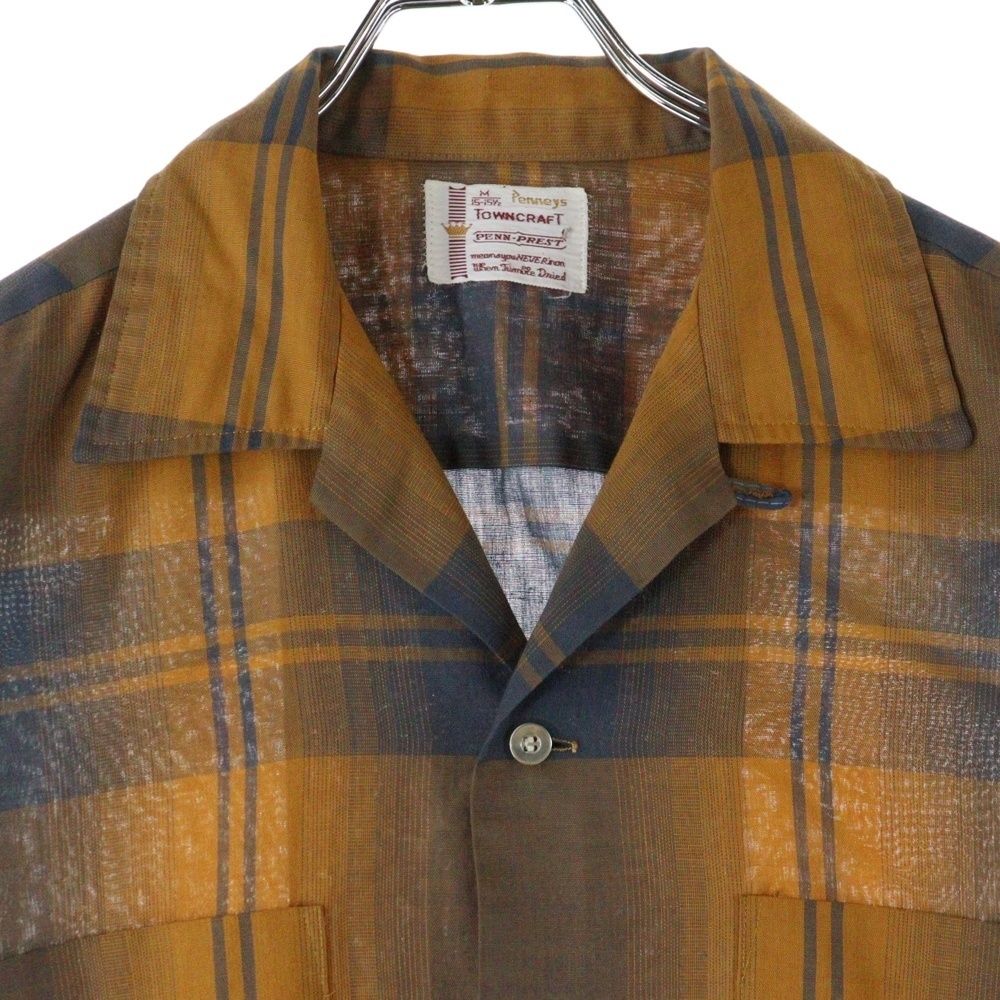VINTAGE (ヴィンテージ) 60-70s TOWNCRAFT タウンクラフト 開襟シャツ