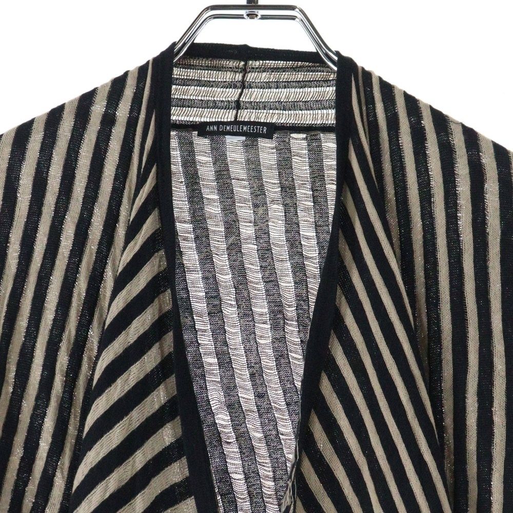 ANN DEMEULEMEESTERアンドゥムルメステール　カーディガン ANN DEMEULEMEESTER (アンドゥムルメステール) ストライプショート