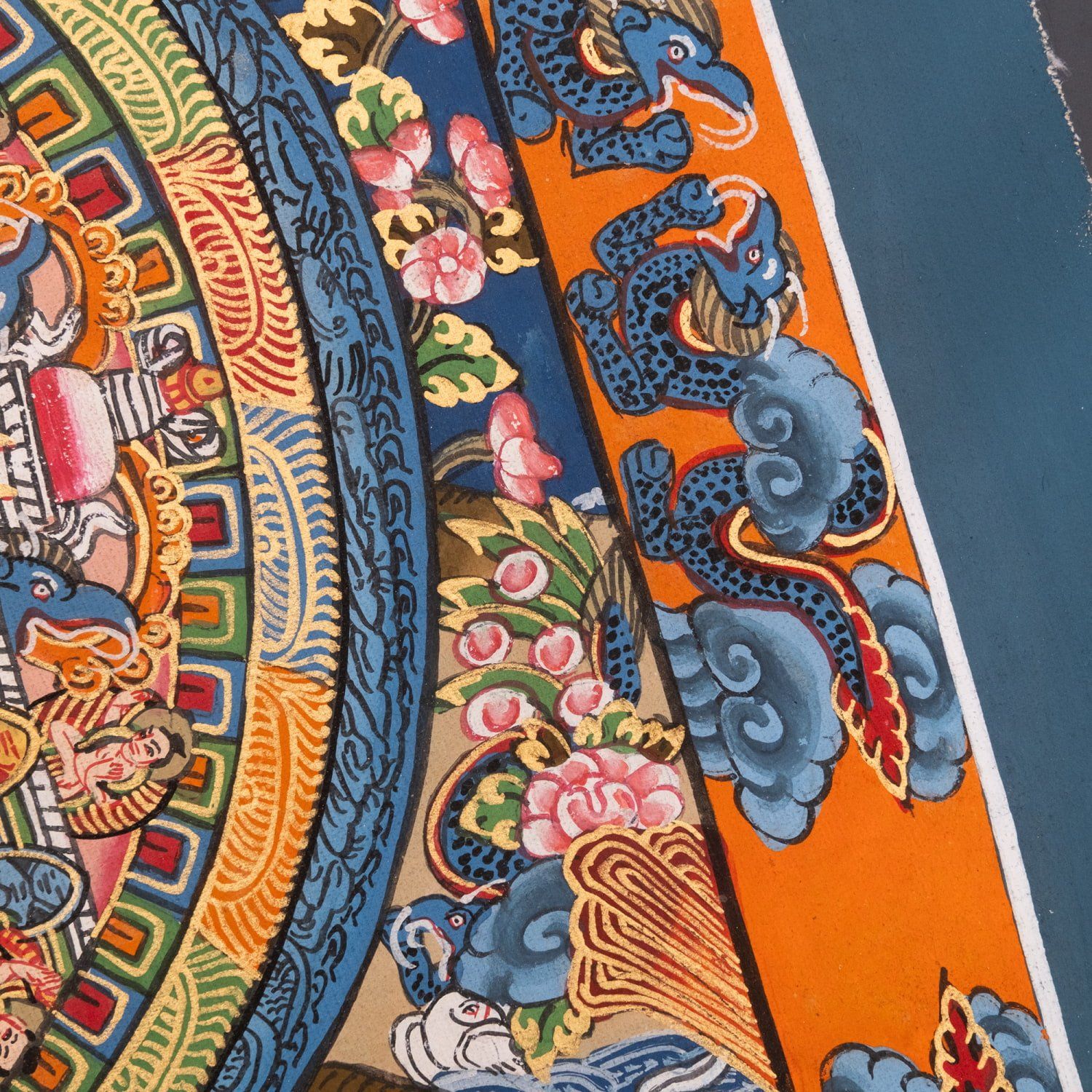 一点物〕タンカ - 金剛法界曼荼羅[37cm x 31cm] / 金剛法界曼荼羅