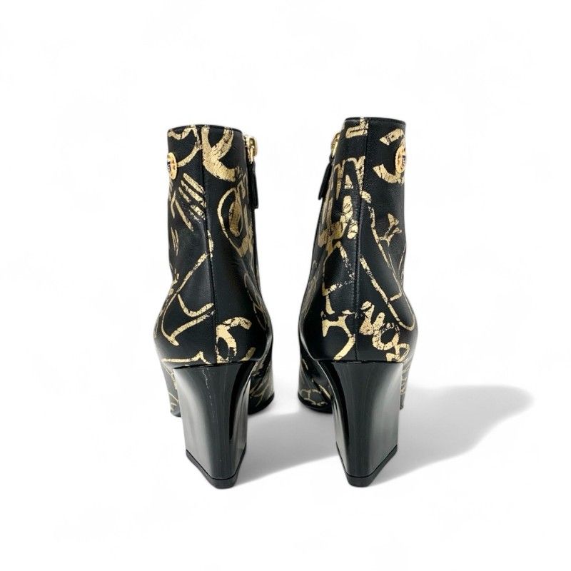 シャネル CHANEL ブーツ ショートブーツ 靴 シューズ レザー パテント