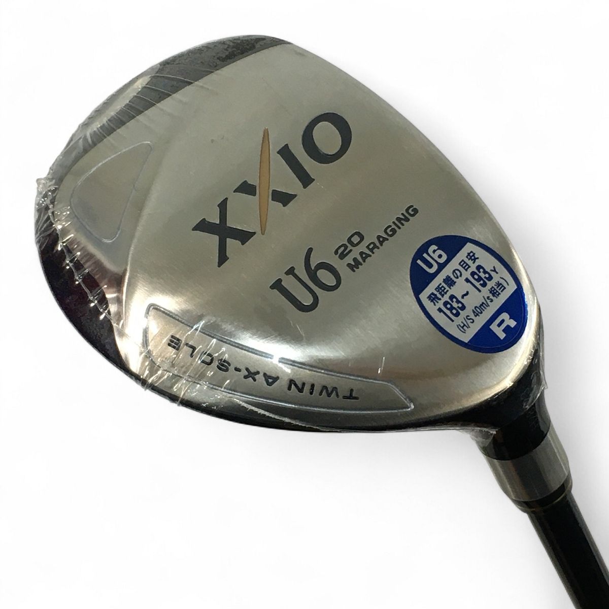 未使用 DUNLOP UT ダンロップ XXIO 2002 TWIN AX-SOLE- 20度 U6 flex:R