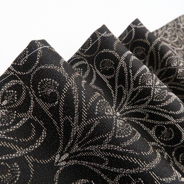 ❁tomihisa❁ ほていやオリジナル 西陣まいづる 着物 花も実もある洒落衣 正絹 仕付け糸付 胴抜き仕立て お召 5364