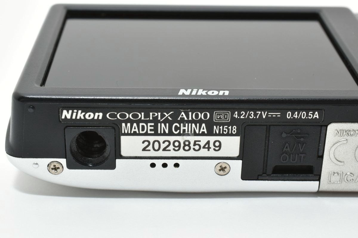 極美品｜Nikon COOLPIX A100 光学5倍 2005万画素 クールピクス