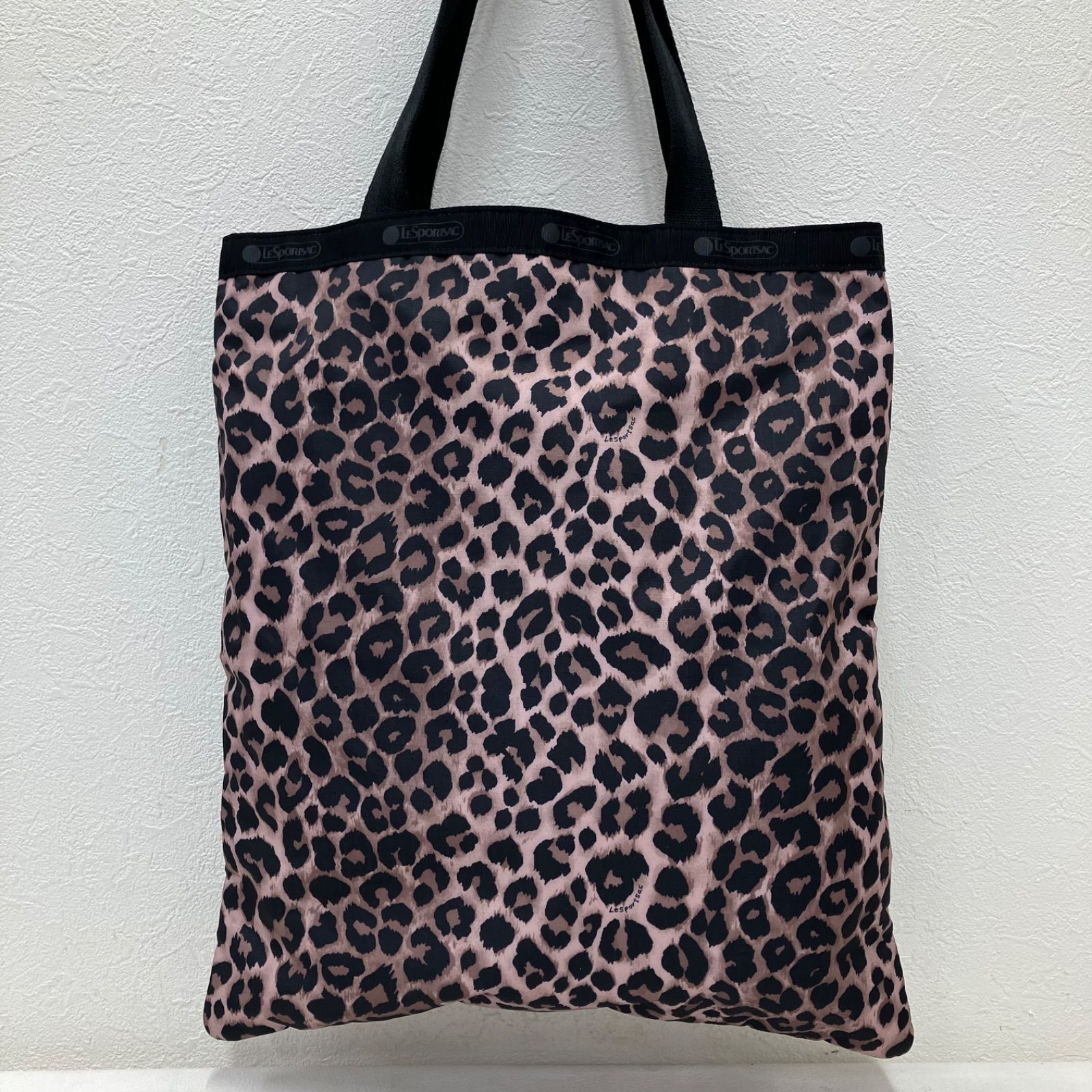6448 LeSportsac レスポートサック トートバッグ レオパード ヒョウ柄 