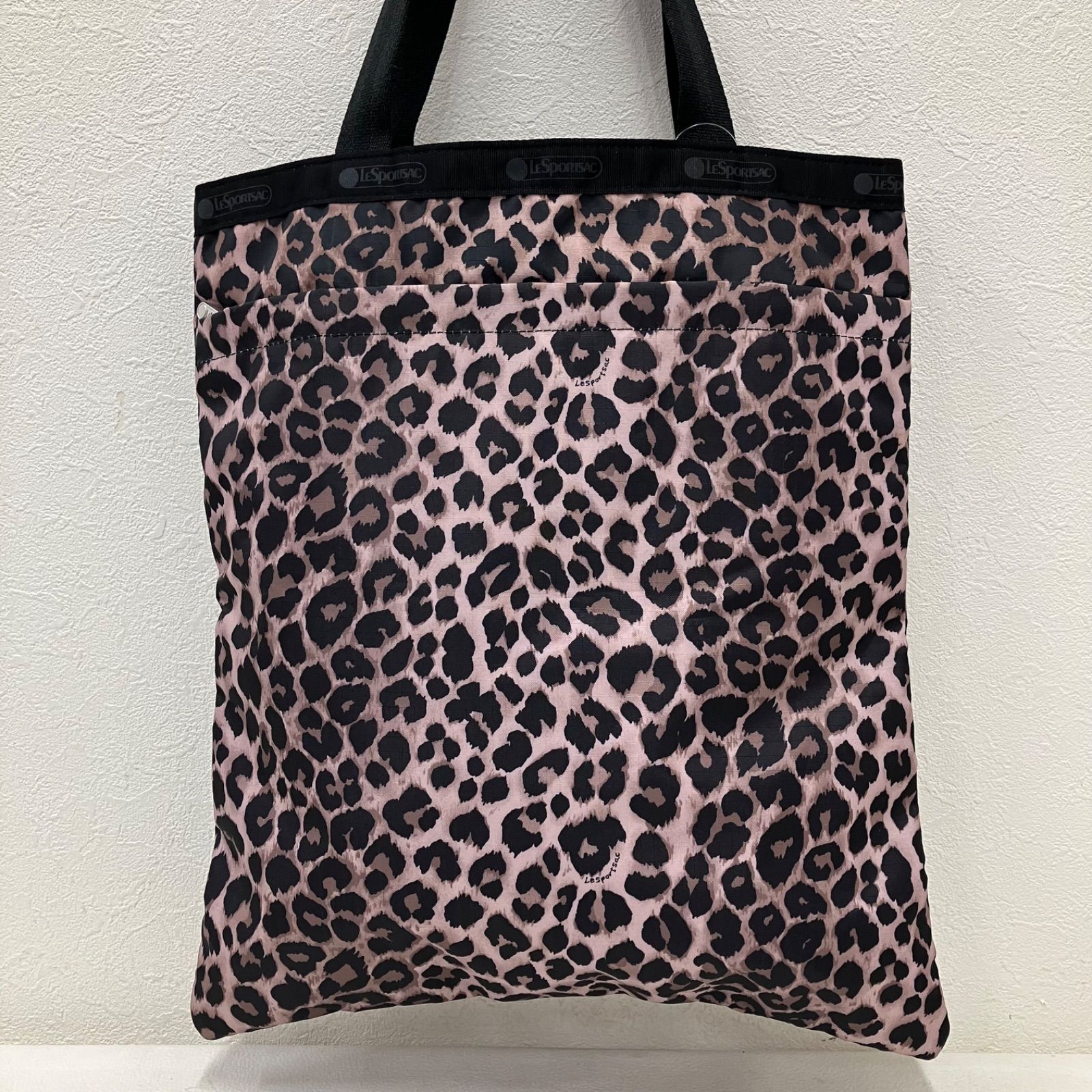 6448 LeSportsac レスポートサック トートバッグ レオパード ヒョウ柄 