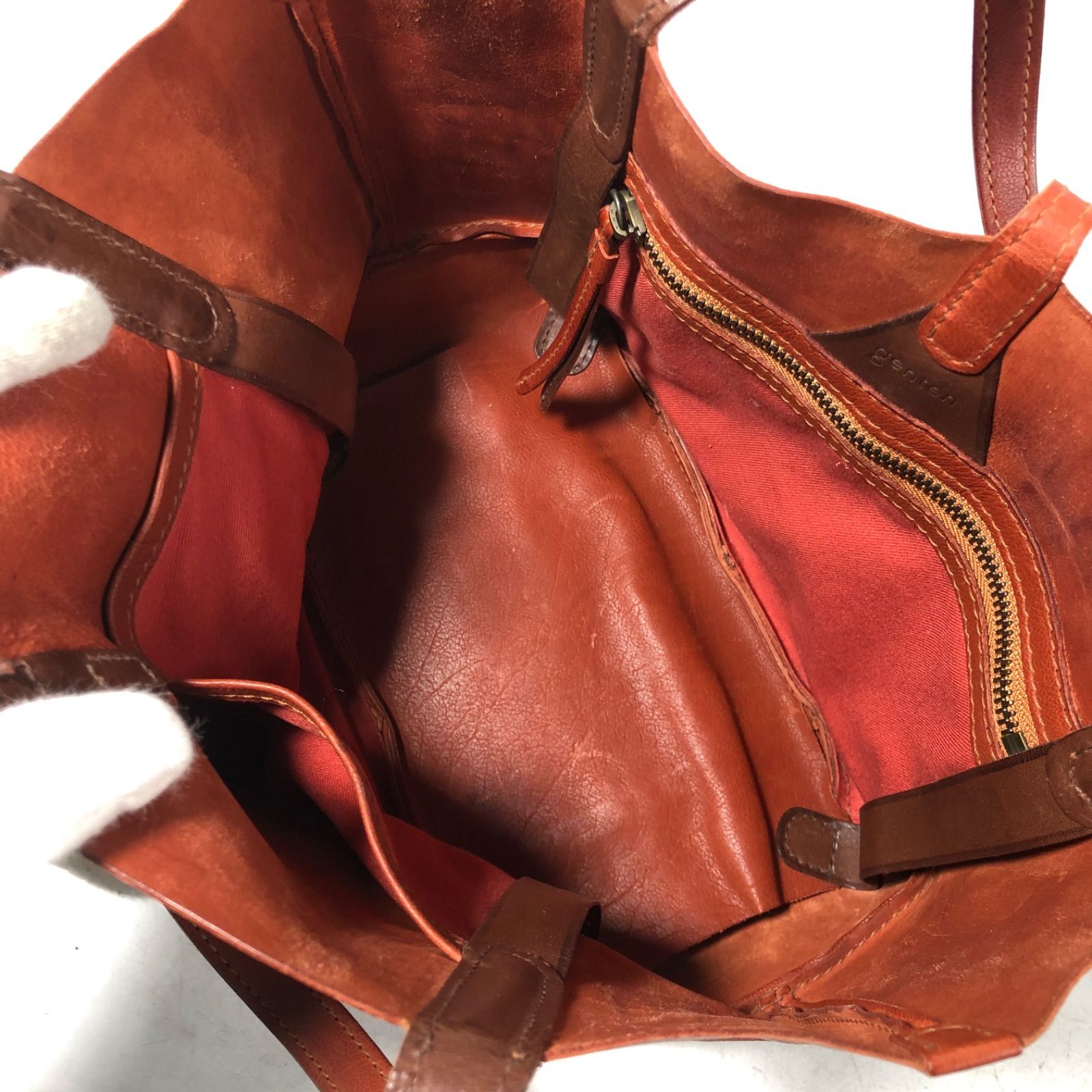 A1120-4-5 Genten ゲンテン レディース レザートートバッグ オール