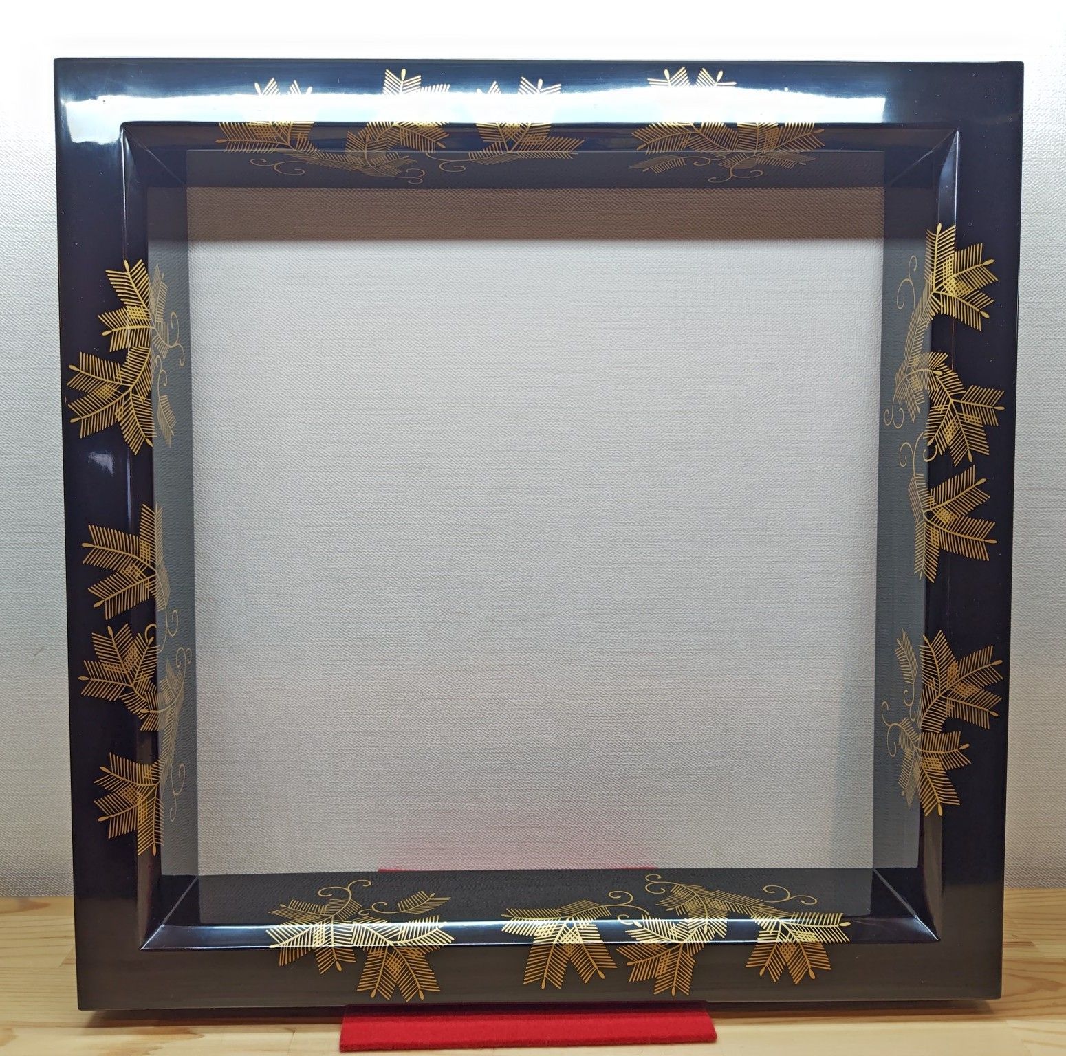 逢絢亭】茶道具 炉縁 輪島塗 松蒔絵 真塗 木製 正屋作 共箱入り - メルカリ