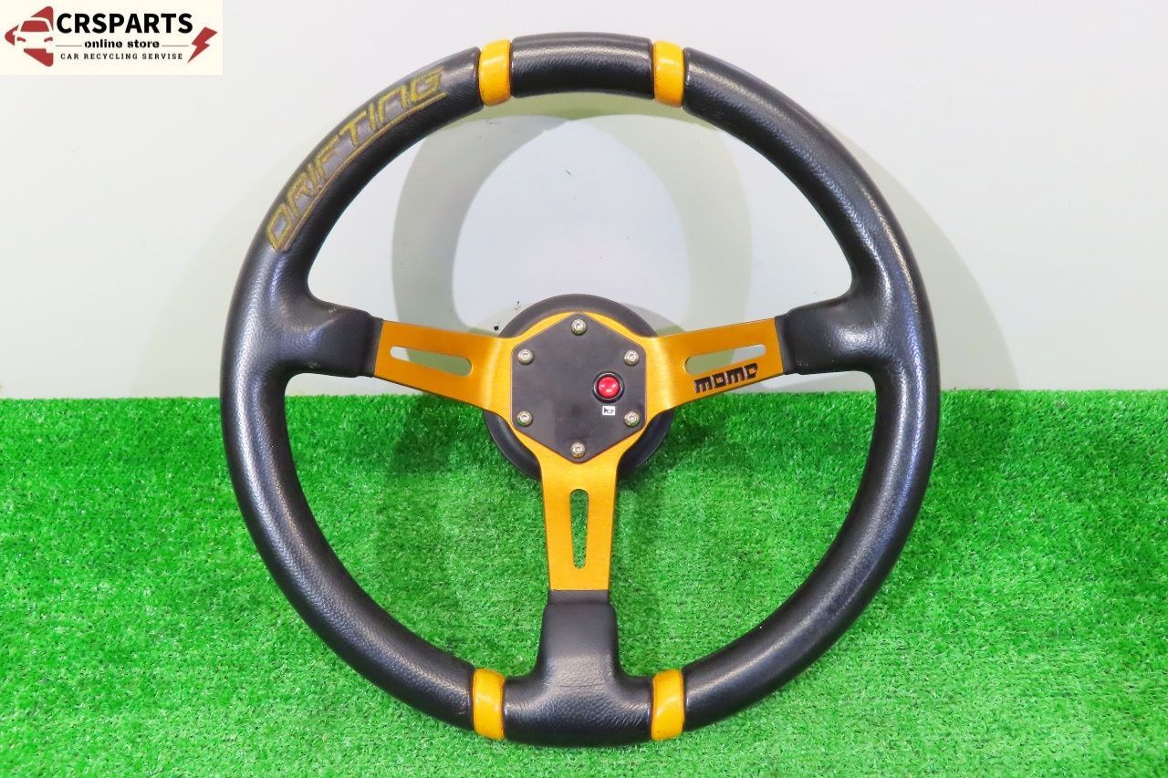 RACE 320mm（R-12) MOMO RACE モモ レース ステアリング 小径 革 32パイ