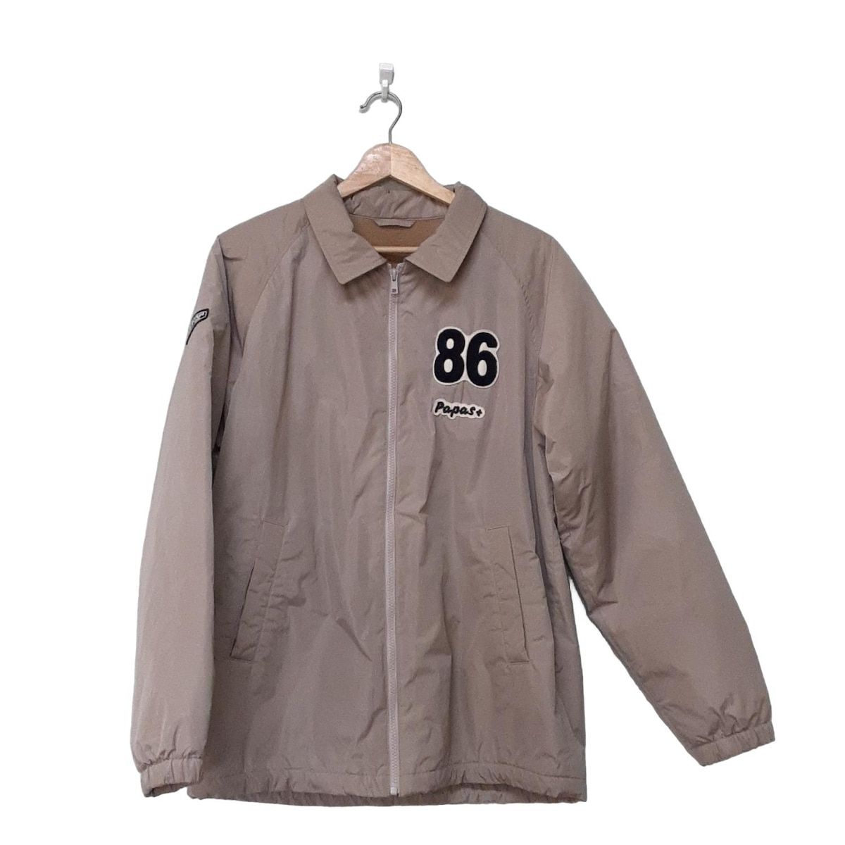 Papas(パパス) ブルゾン サイズM メンズ美品 - ライトグレー 長袖
