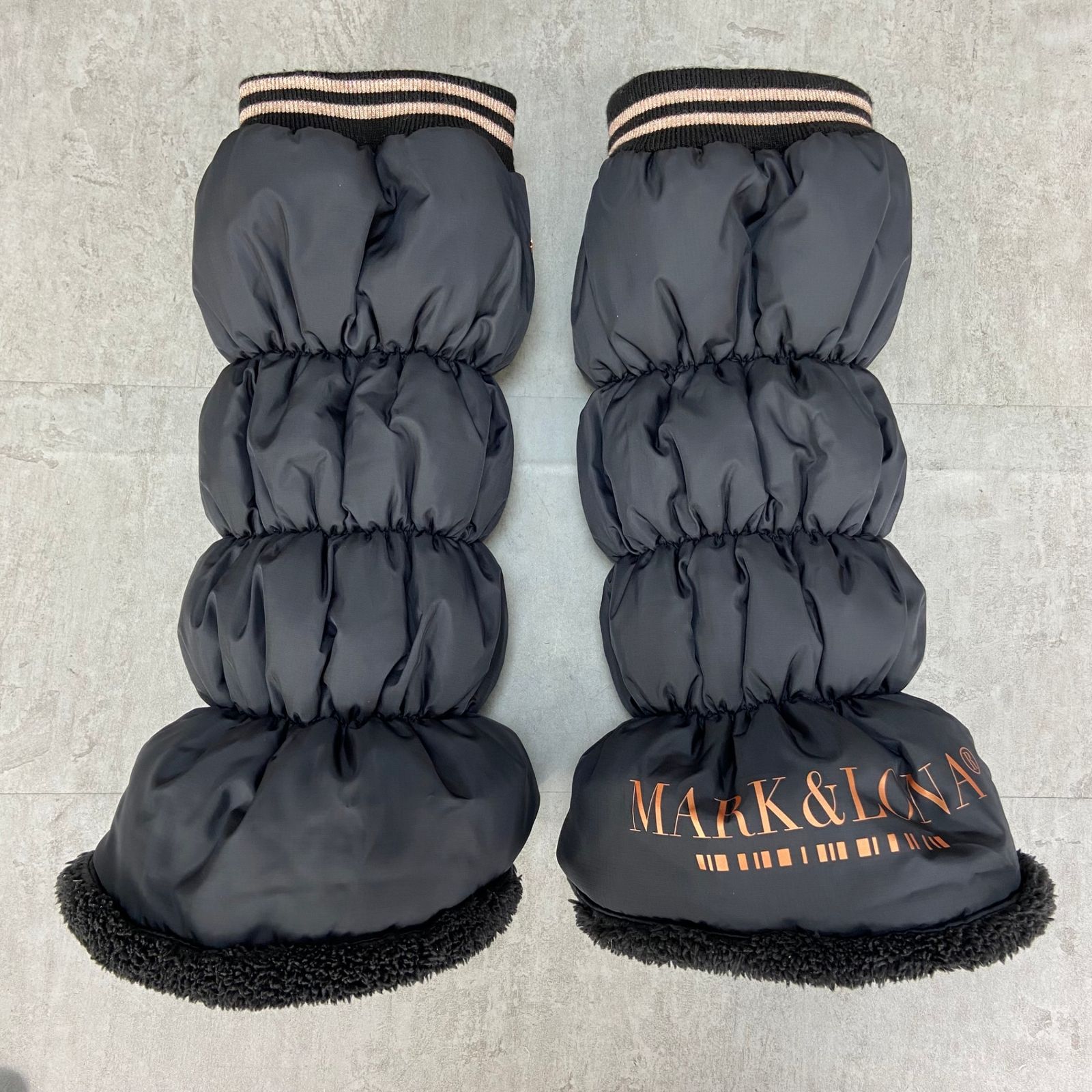 MARK＆LONA レディースゴルフウェア レッグウォーマー ブラック