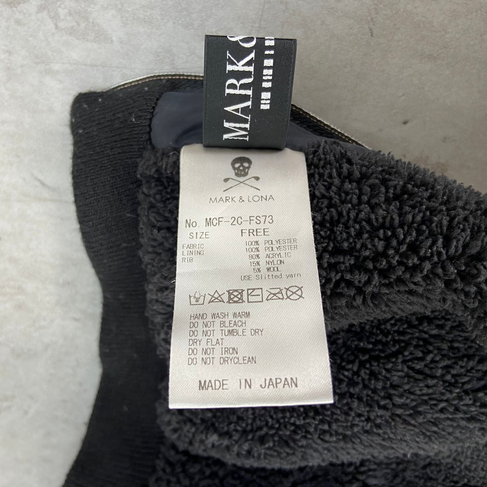 新品未使用　MARK & LONA 黒 レッグウォーマー フリース 新品未使用 MARK & LONA 黒 レッグウォーマー フリース レディース