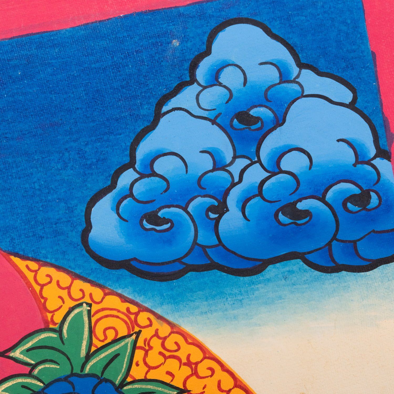 習作〕タンカ - グリーンターラ[40cm x 30cm] / 習作 グリーンターラ