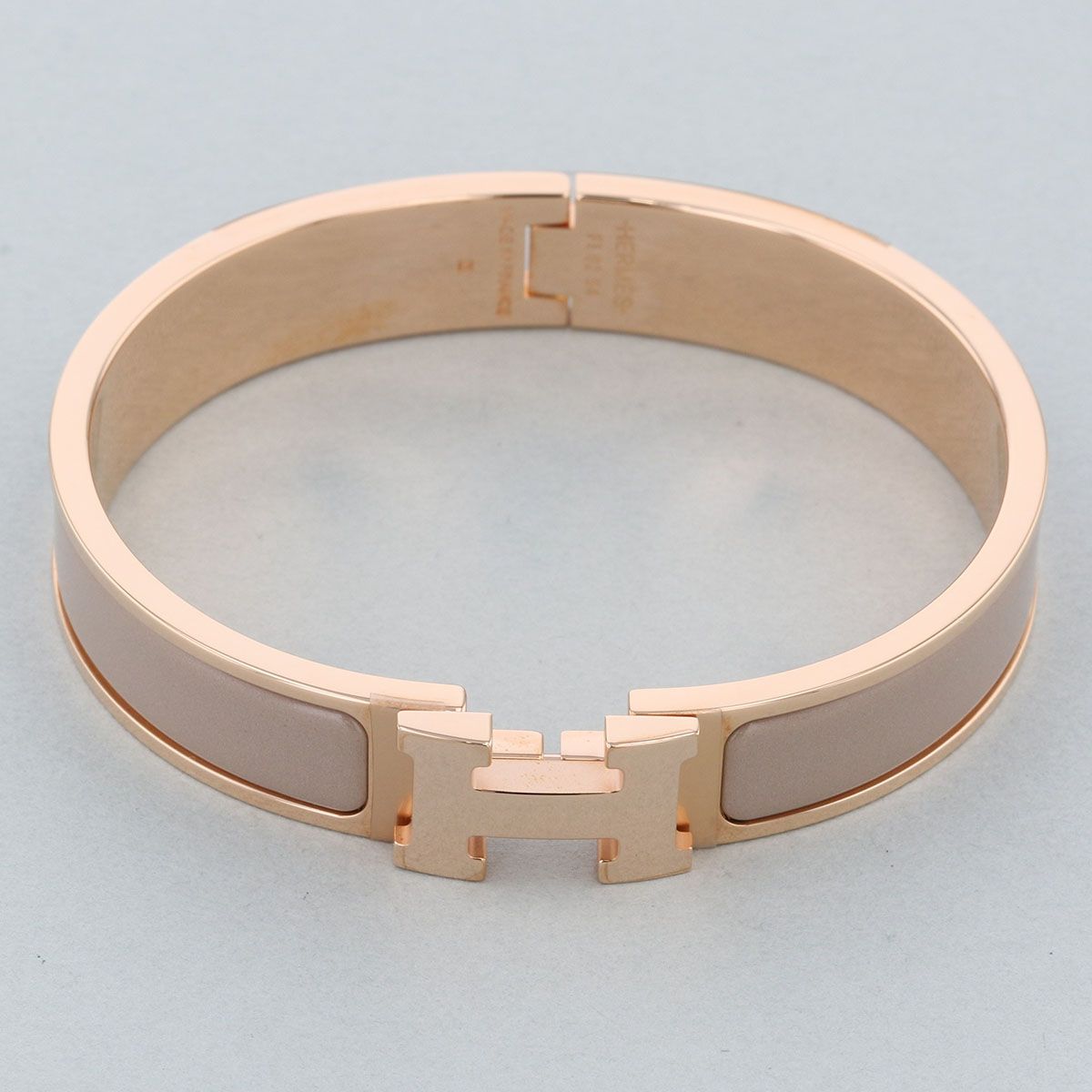 【正規品】エルメス クリックH バングル マロン・グラッセ HERMES エルメス マロングラッセ クリッククラック PM PG金具 バングル
