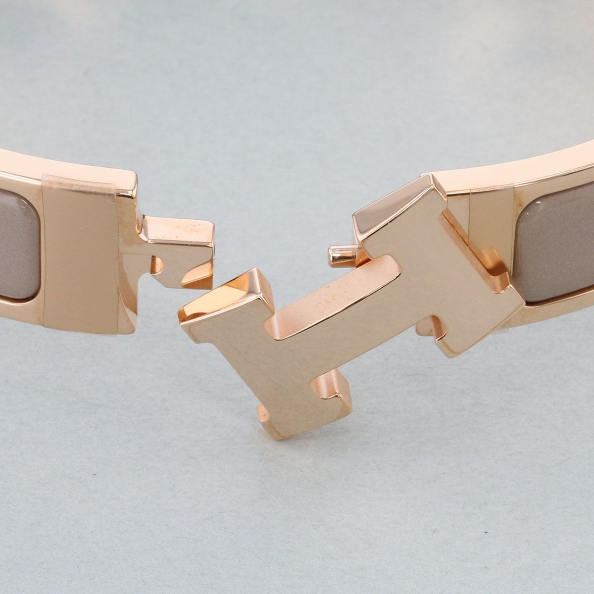 HERMES エルメス マロングラッセ クリッククラック PM PG金具 バングル