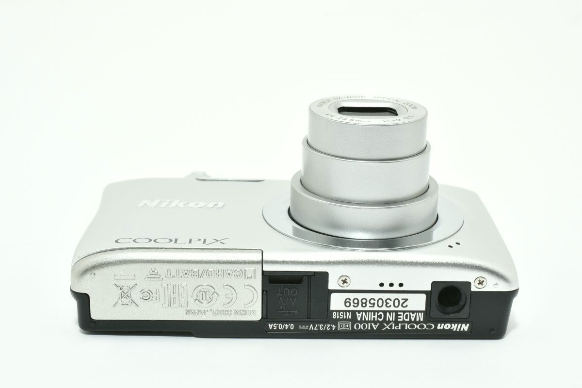 Nikon COOLPIX A100 シルバー コンパクト デジタルカメラ 美品 Amazon | Nikon デジタルカメラ COOLPIX A100 光学5倍 2005万画素