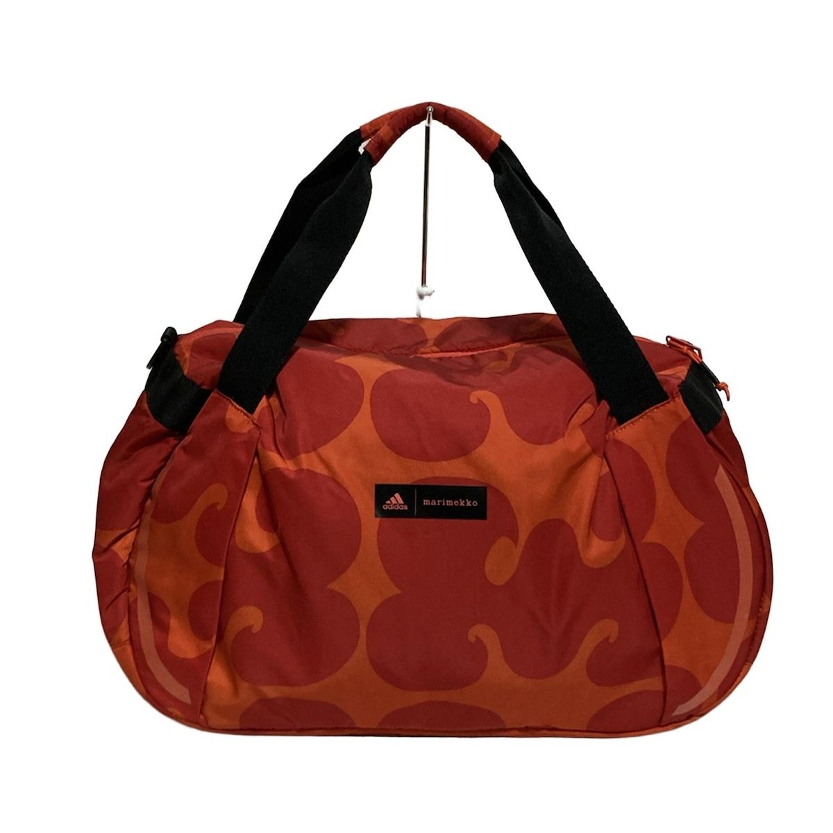 marimekko(マリメッコ) ボストンバッグ - オレンジ×レッド×黒 本体