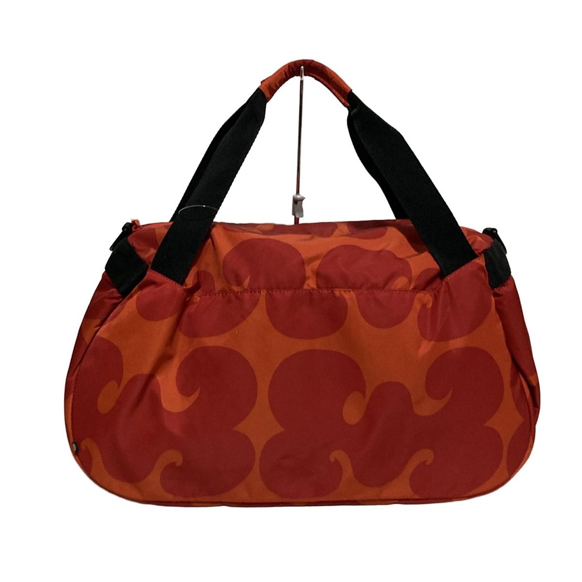 marimekko(マリメッコ) ボストンバッグ - オレンジ×レッド×黒 本体