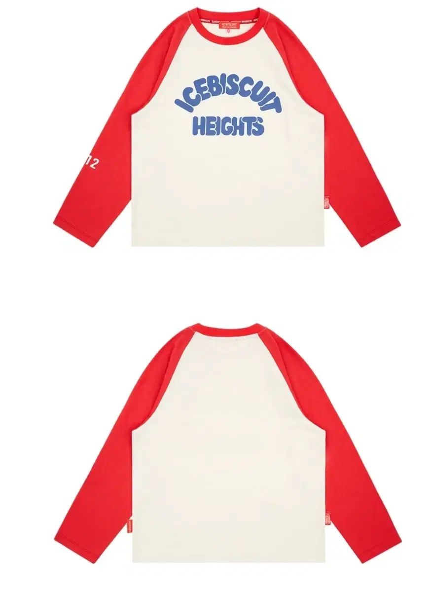 アイスビスケット IB COLORブロック ラグランTシャツ